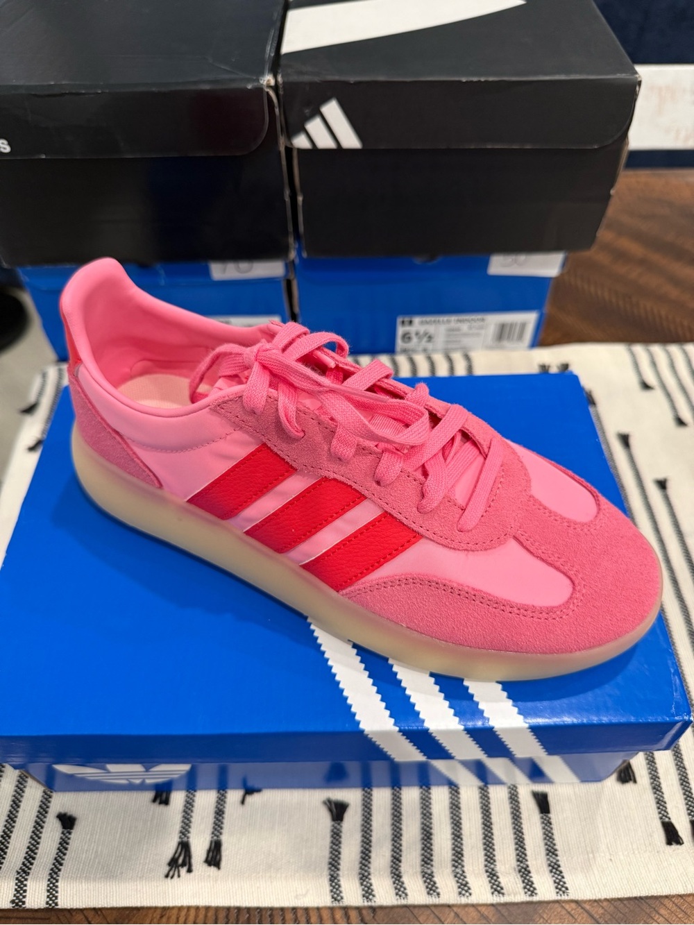 NEW Adidas Pink and Red Low-Profile Women's Sneaker size 7.5, never worn